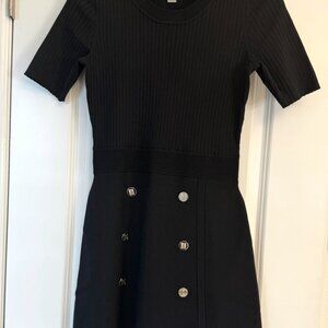 New Womens Karl Lagerfeld Short Sleeve Dress